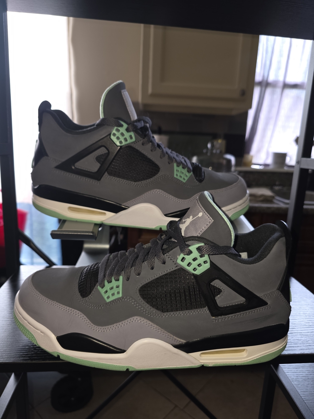 Air Jordan 4 Retro 'Green Glow'  Sz. 11.5